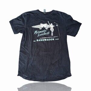 Miranda Lambert The Bandwagon Tour 2022 Concert Graphic T-Shirt Black M